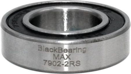 Black Bearing 7902 2RS Max 15 x 28 x 7 mm
