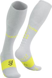 Compressport Full Socks Oxygen Yellow / White