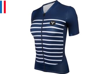 LeBram Ventoux Women's Navy Short Sleeve Jersey Adjusted Cut