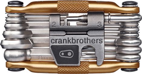 CRANKBROTHERS Multi-Outils M19 19 Fonctions Or