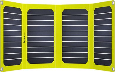 Cargador solar Powertec PT Flap 21W de triple salida