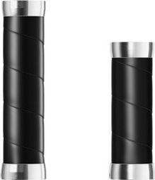 Brooks England Slender Leather Grips 130/110 mm Grips Black