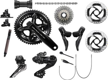 Shimano Dura-Ace Di2 R9270P (Powermeter) 2x12S I 52-36T I 11-30T | PF86.5 (With electrical connection)
