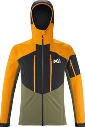 Millet M White Shield Softshell Jacket Orange/Khaki