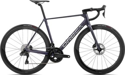 Vélo de Route Orbea Orca M20iLTD Shimano Ultegra Di2 12V 700 mm Bleu Violet Tanzanite Carbon Raw 2024