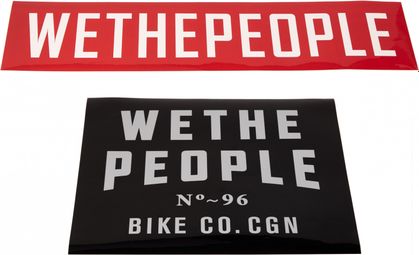 WeThePeople Ramp stickers Black & Red