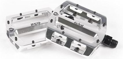 Pair of Eclat Surge Silver Pedals