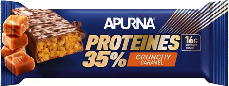 Barre Hyperprotéinée Apurna Crunchy Caramel 45g