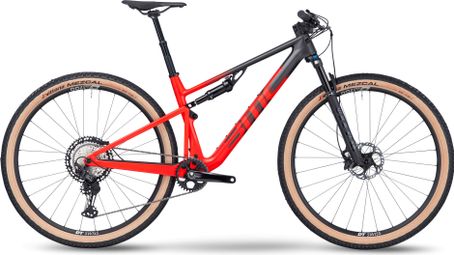 BMC Fourstroke Two Full Suspension MTB Shimano Deore XT 12S 29'' Carbon Grey Red 2023