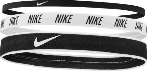 Mini Bandeaux Tête (x3) Nike Mixed Width Noir Blanc Unisex