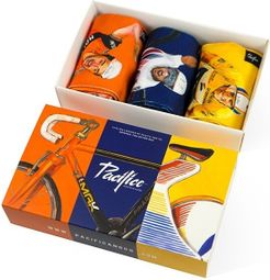 Chaussettes Pacific and Co Cycling Legends Box (Boîte avec 3 modèles)