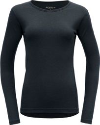 Devold Breeze Merino 150 Black Women's Long Sleeve Underwear