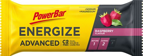 PowerBar Energize Advanced Barrita energética de frambuesa 55g