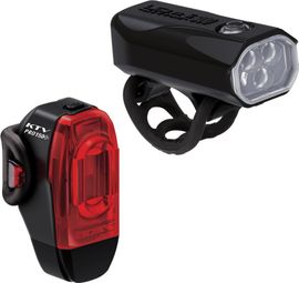 Lezyne KTV Drive Pro 300+ / KTV Drive Pro+ Pair Bike Lights Black