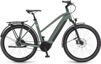Vélo de Ville Électrique Femme Winora Sinus R8f Eco Shimano Nexus 8V 500 Wh 650b Vert 2023