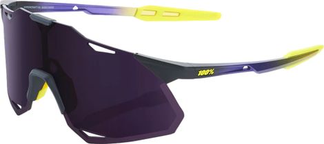 100% Hypercraft XS Glasses - Matte Metallic Shine - Dark Purple Lenses