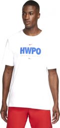 Nike Dri-Fit 'HWPO' Tank White Blue