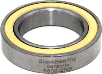 Black Bearing Ceramic 6802-2RS 15 x 24 x 5 mm