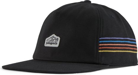Patagonia Line Logo Ridge Stripe Funfarer Cap Black