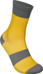 Poc Essential MTB Kids Socks Yellow/Gray