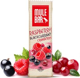 MuleBar Veganer Energy Bar Himbeer Johannisbeere Cranberry 40 g
