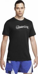Nike Dri-Fit Training Kurzarm T-Shirt Schwarz