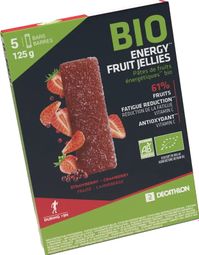 5 Pâtes de Fruits Aptonia Energy Fruit BIO Fraise Cranberries 25g