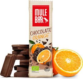 Barrita energética ecológica y vegana MuleBar Chocolate Naranja 40 g