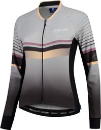 Maillot Manches Longues Velo Rogelli Impress - Femme - Gris/L'or