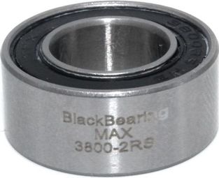 Black Bearing 3800-2RS Max 10 x 19 x 7 mm