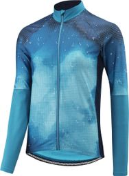 Chemise de cyclisme Loeffler à manches longues W Bike L / S Jersey Vapor femme-Bleu