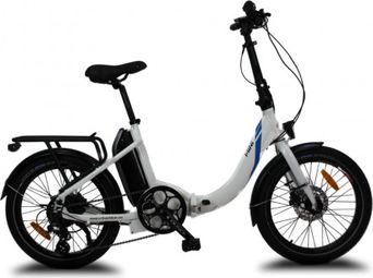 Vélo pliant électrique URBANBIKER MINI T 20' blanc - Batterie 540Wh Moteur 250W / 155-175 cm