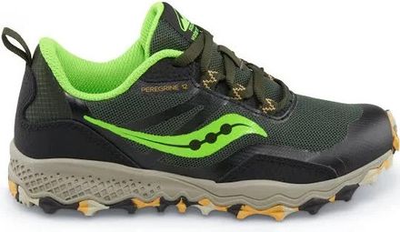 Chaussures de Trail Running Enfant Saucony Peregrine 12 Shield Noir Vert