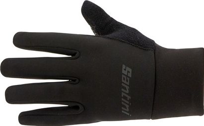 Santini Long Winter Gloves Colore Black