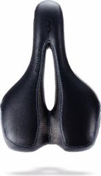 Selle Ergonomique BBB SportPlus Active Leather mémoire de forme Noir