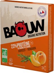 3er-Pack Baouw Bio-Proteinriegel Kürbiskernprotein / Aprikose / Rosmarin 3x25g