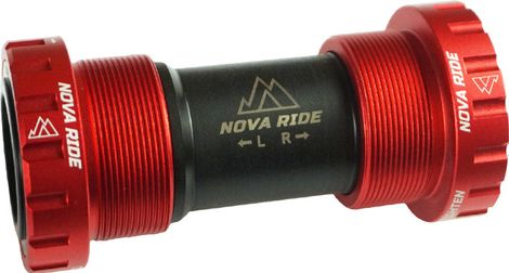 Boitier de pédalier Nova Ride ITA 24mm Rouge