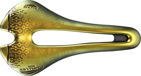 Selle San Marco Aspide Short Racing Saddle Iridescent Gold