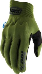 Lange Handschuhe 100% Cognito Smart Shock Army Grün