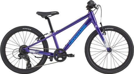 Cannondale Kids Quick 20 '' 7S Ultra Violet Mountain Bike semirigida da bambino