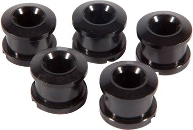 INSIGHT Pack of 5 Aluminum bolts for crown 8.5 x 4mm alu Black