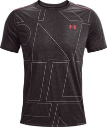 Maillot manches courtes Under Armour Run Trail Gris Homme