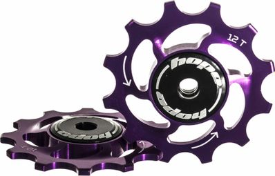 HOPE Pair of jockey wheels 12T/Sram 11 Speed Purple