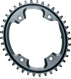 Plateau Narrow Wide AbsoluteBlack CX 1X Oval 110/4 BCD N/W Traction Chainring 12 V Gris