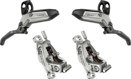 Sram Level Ultimate Stealth 4-Piston Disc Brake Set (Without Rotor) 950 mm / 2000 mm Silver
