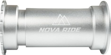 Boitier de pédalier Nova Ride BB86 (PF86 / PF41) 24mm - Argent
