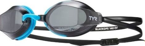 Gafas de natación Tyr Blackops 140 Nano Negro Plata