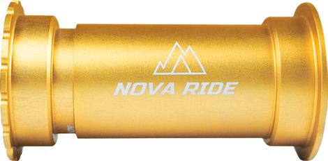 Boitier de pédalier Nova Ride BB86 (PF86 / PF41) 24mm - Or