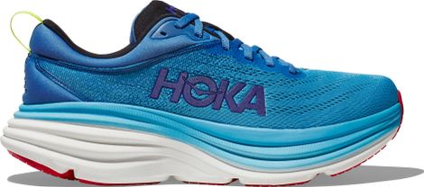 Chaussures Running Hoka One One Bondi 8 Bleu Homme