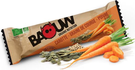 Organic energy bar Baouw Carrot-Pumpkin seed-White pepper 25g